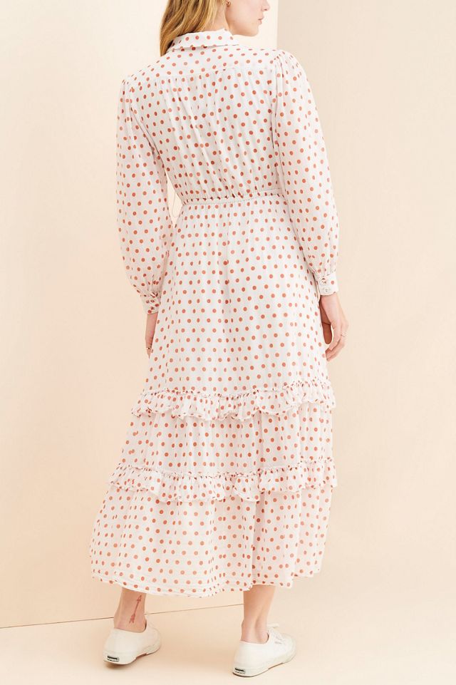 Steele Quinn Polka Dot Maxi Dress #1