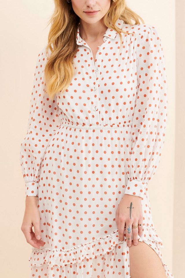 Steele Quinn Polka Dot Maxi Dress #2