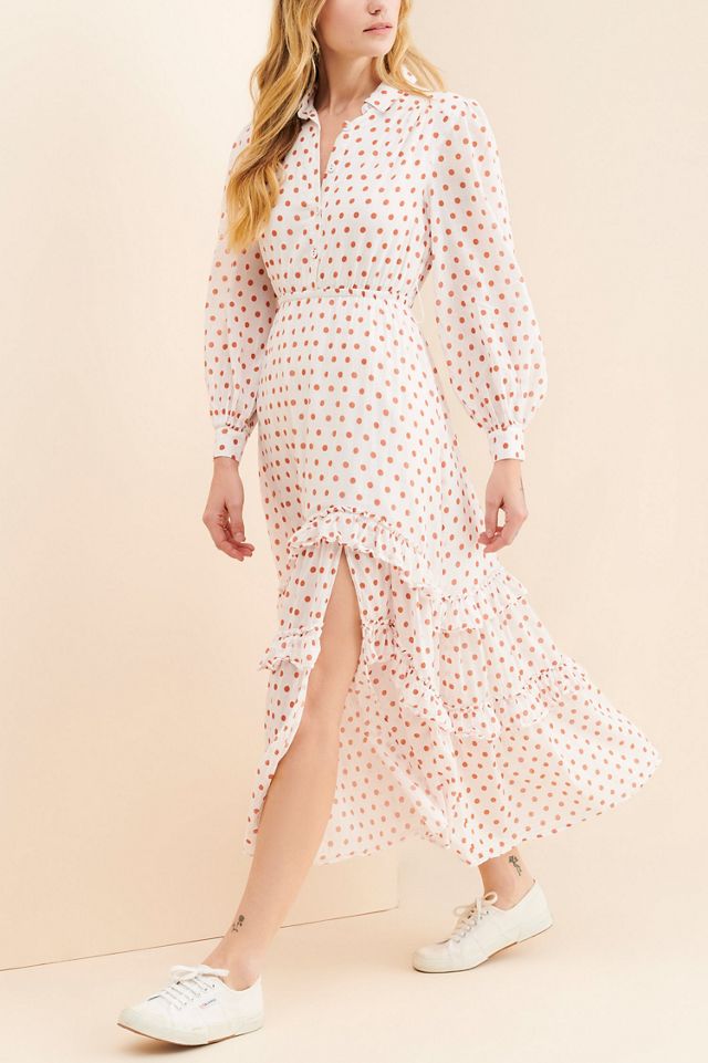 Steele Quinn Polka Dot Maxi Dress #3