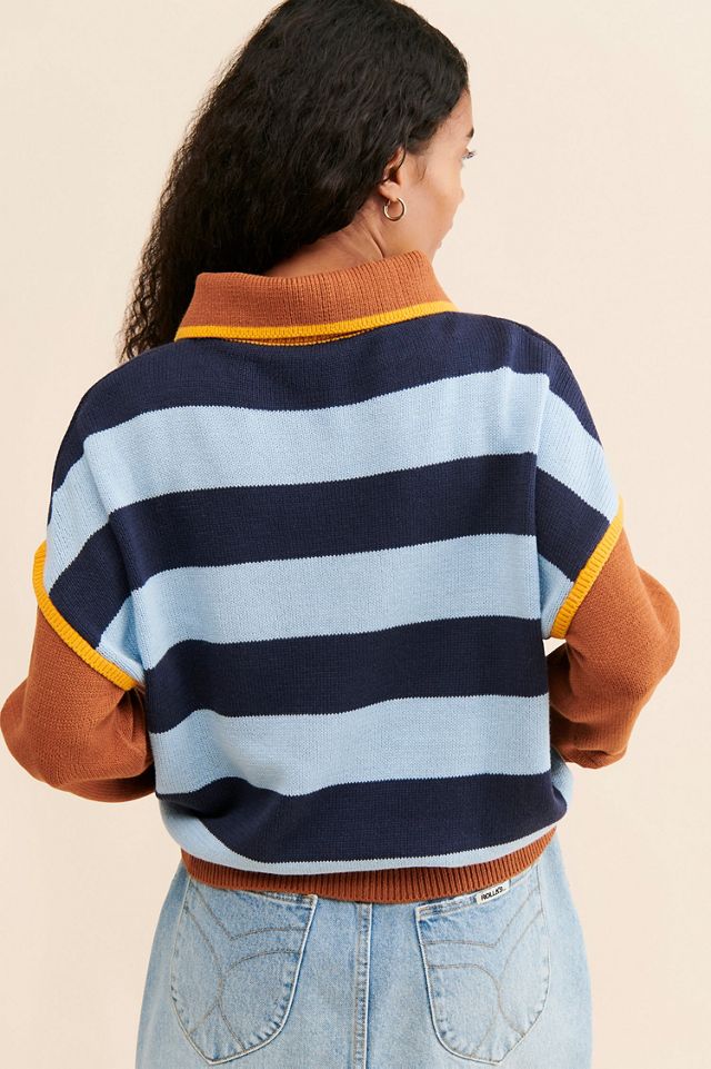 Callahan Archie Striped Pullover #1