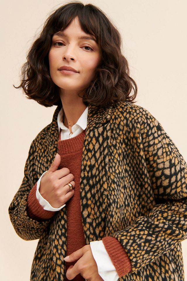 See U Soon Snake Print Overcoat #2