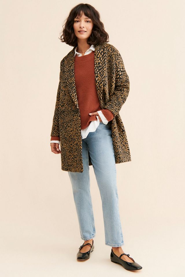 See U Soon Snake Print Overcoat #3
