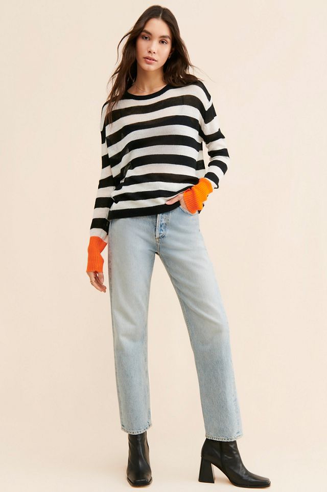 Little Lies Stripe Contrast Sweater #3