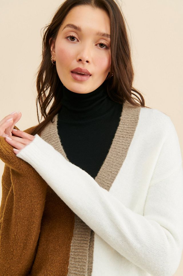 RD Style Colorblock Knit Cardigan #2