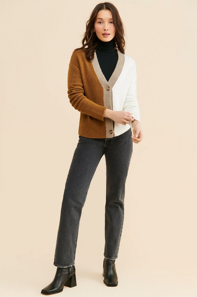 RD Style Colorblock Knit Cardigan #3