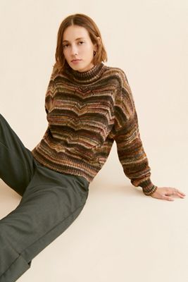 RD Style Mixed Stripe Pullover