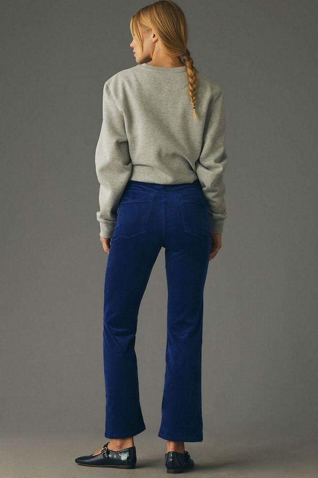 Pilcro The Yaya Mid-Rise Corduroy Crop Flare Jeans #1