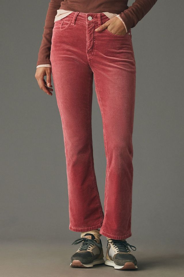Pilcro The Yaya Mid-Rise Corduroy Crop Flare Jeans #3
