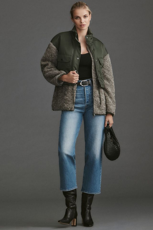 Avec Les Filles Fleece Twofer Jacket #2