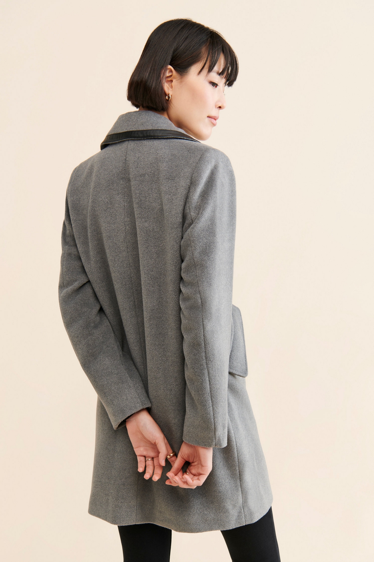 Noize Maura Collared Overcoat