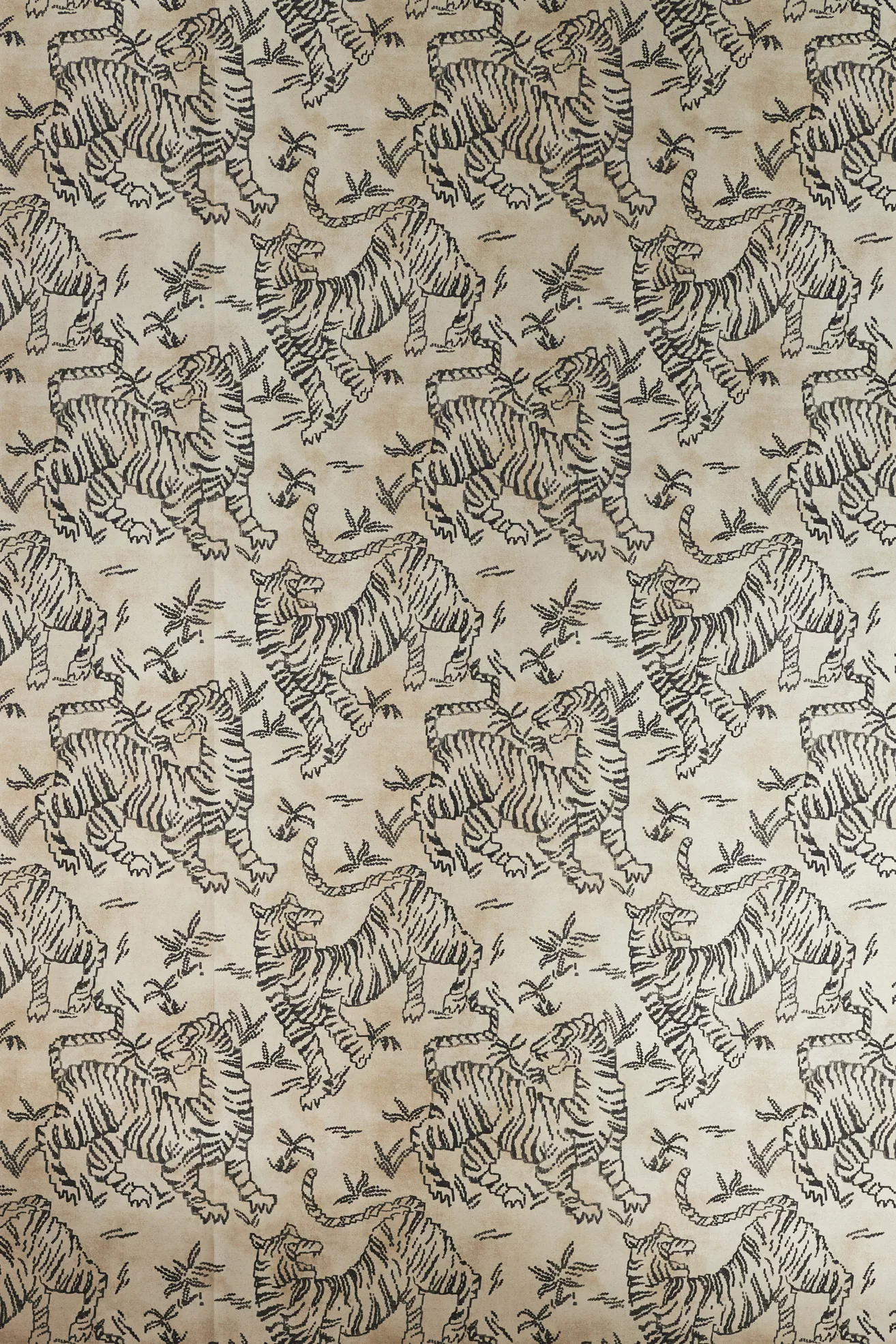 Lemieux et Cie Orly Tigers Animal Wallpaper