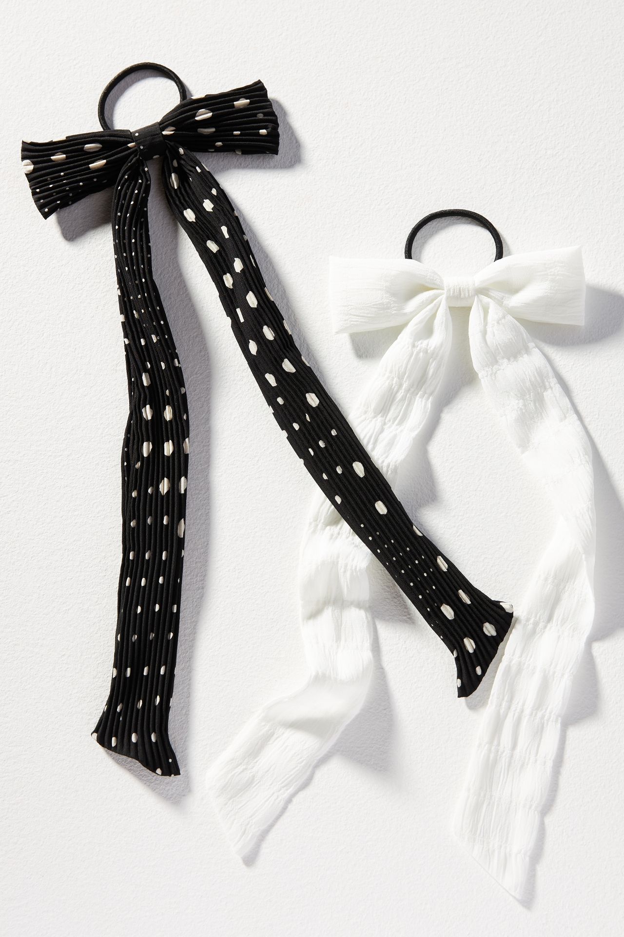 Polka Dot Bow Hair Tie