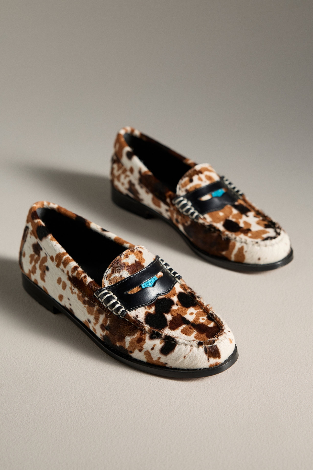 G.H.BASS Whitney Weejuns® Leopard Loafers
