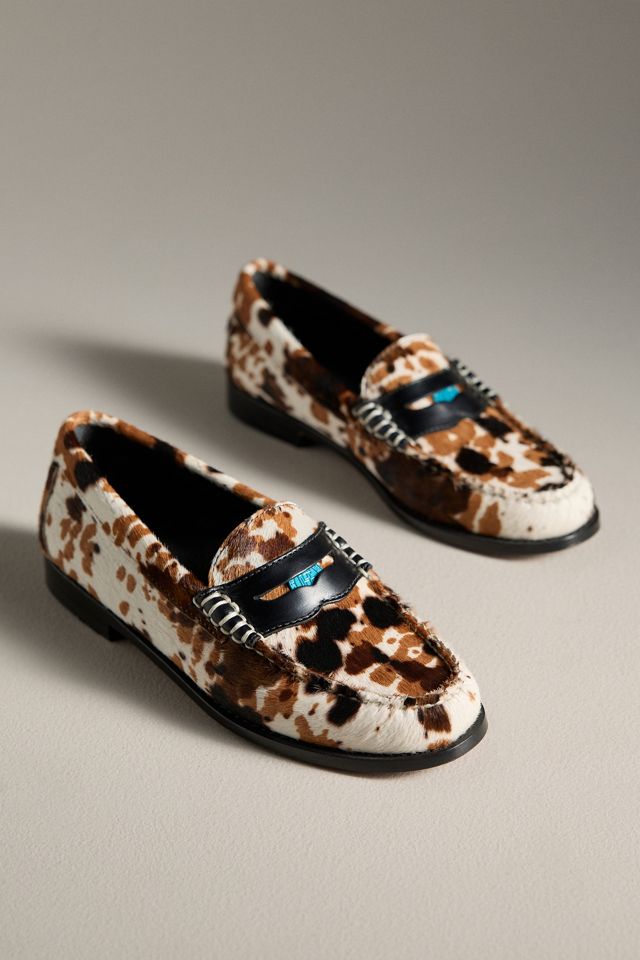 G.H.BASS Whitney Weejuns® Leopard Loafers #1