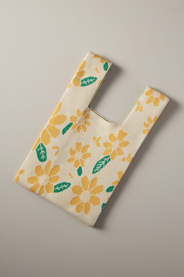 Mini Floral Knit Bag #1