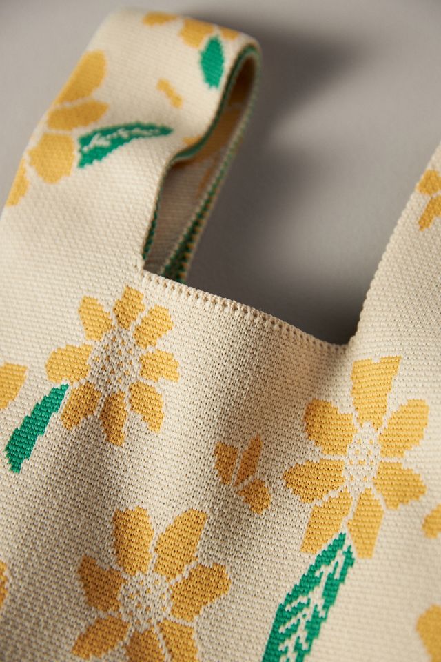 Mini Floral Knit Bag #2