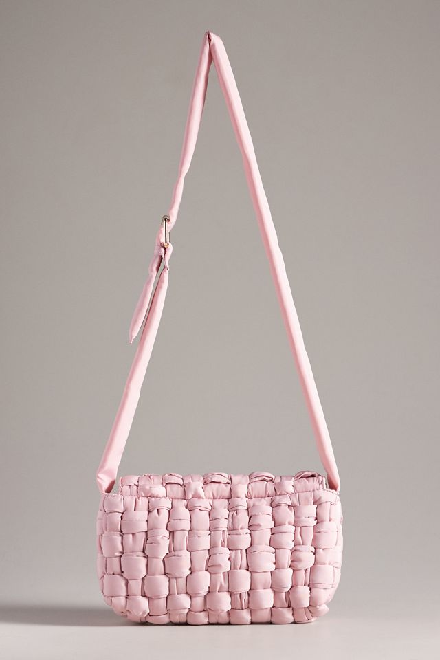 Puffy Woven Crossbody Bag #1