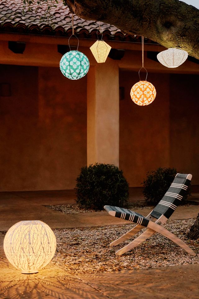 White Lace Solar Lantern #5