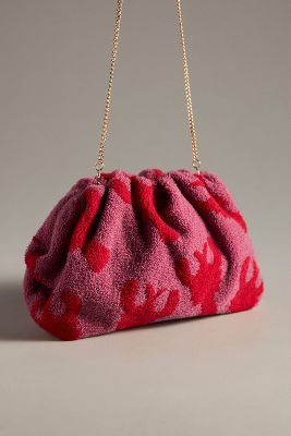 By Anthropologie The Frankie Clutch: Terry Edition In Pink