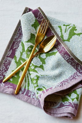 Anthropologie Camila Jacquard Napkins - Thumbnail 2