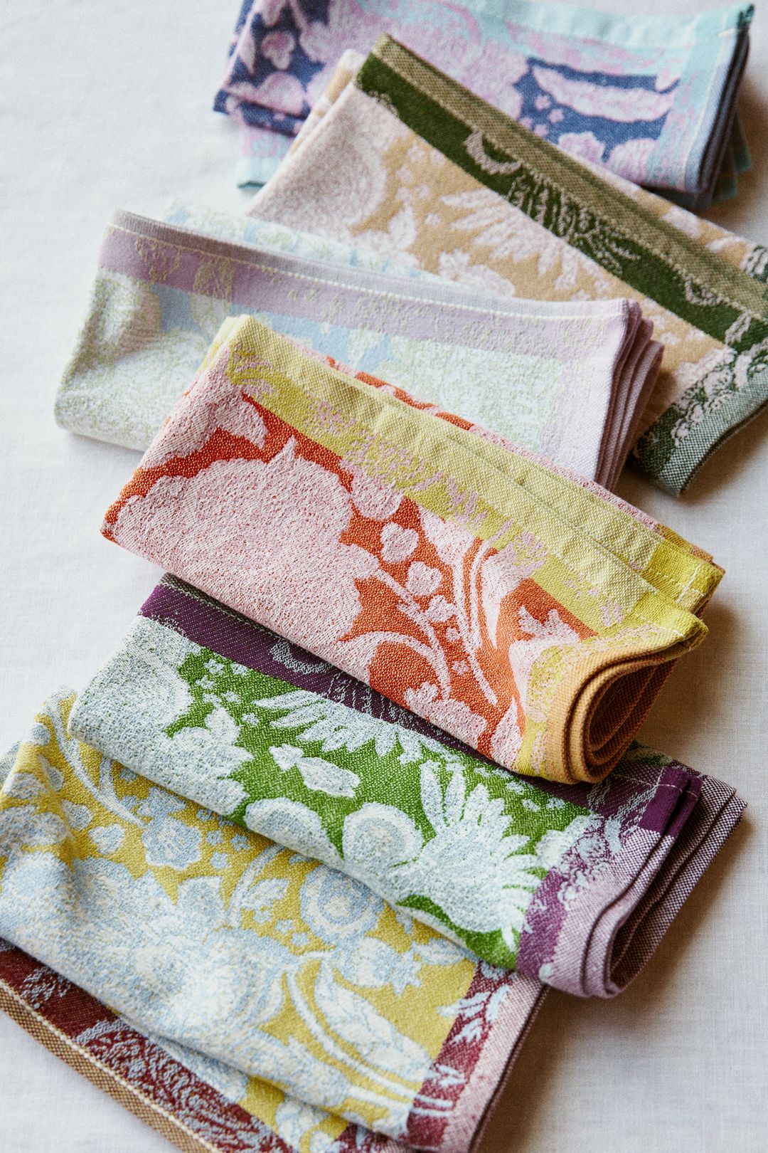 Camila Jacquard Napkins, Set of 6 - Multi, Set Of 6