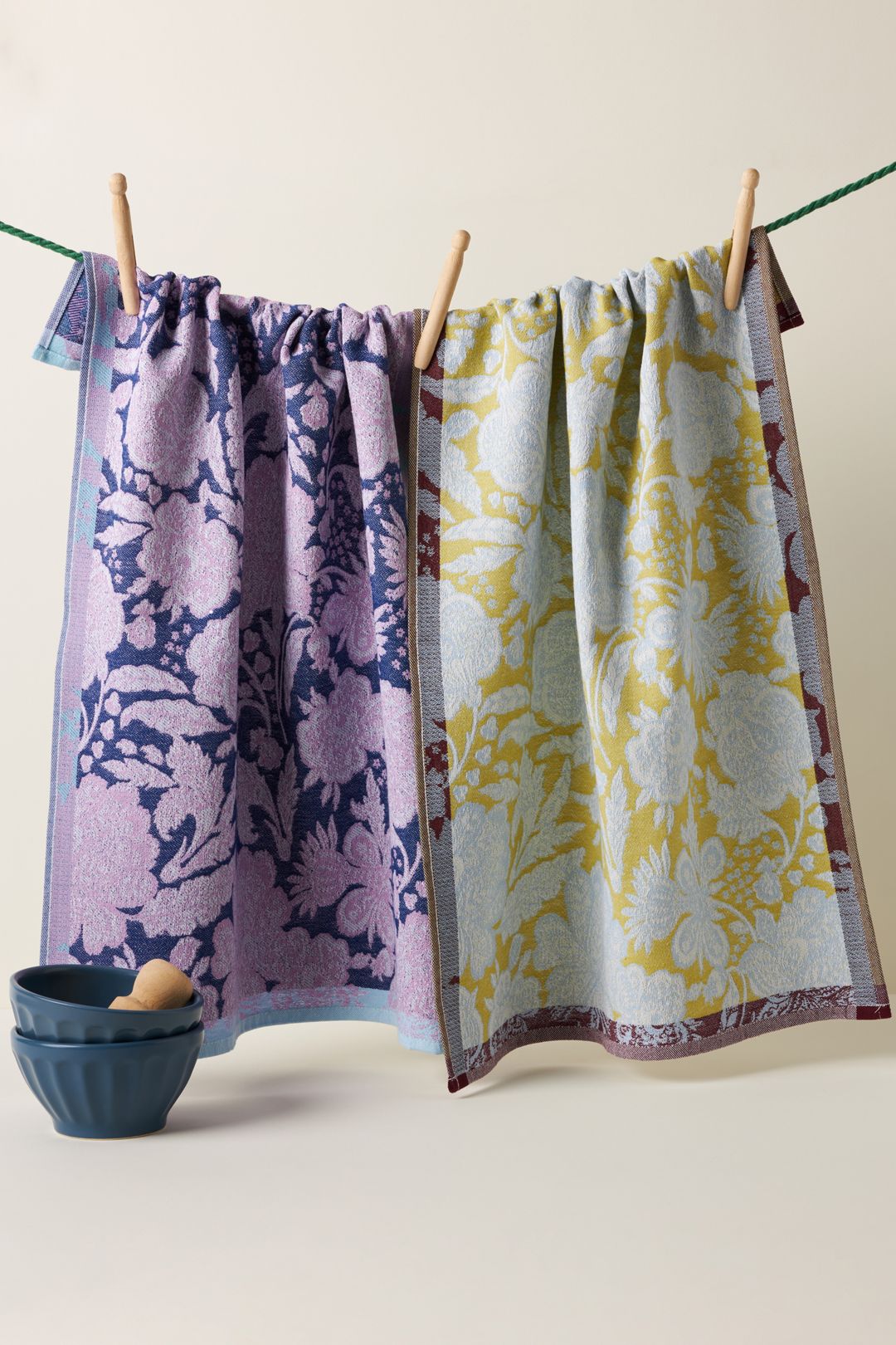 Camila Jacquard Dish Towels, Set of 2 - Multi, Set Of 2