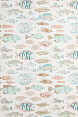 Tempaper & Co. Marine Fish Peel-and-stick Wallpaper
