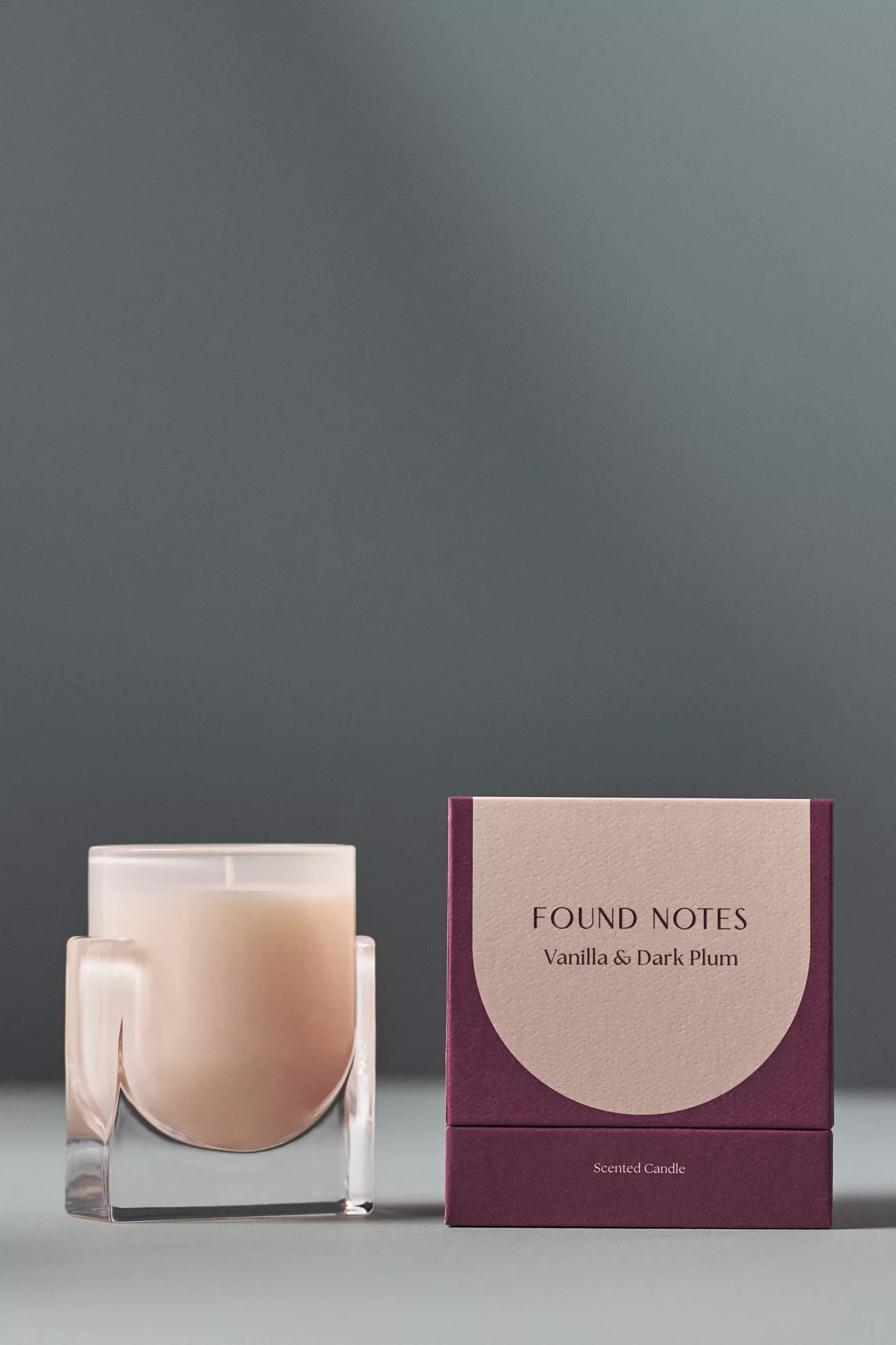Found Notes Fruity Vanilla & Dark Plum Candle - thumbnail 2