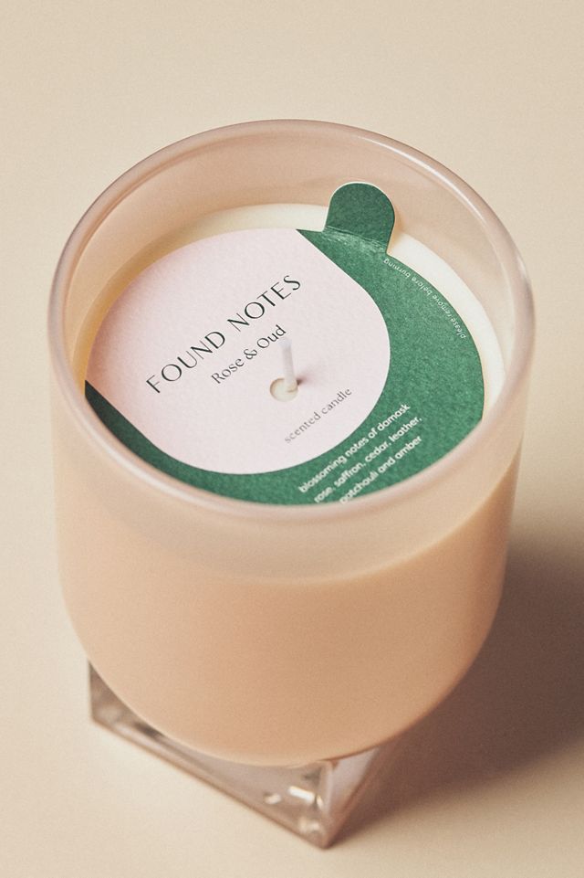 Found Notes Floral Rose & Oud Candle #6
