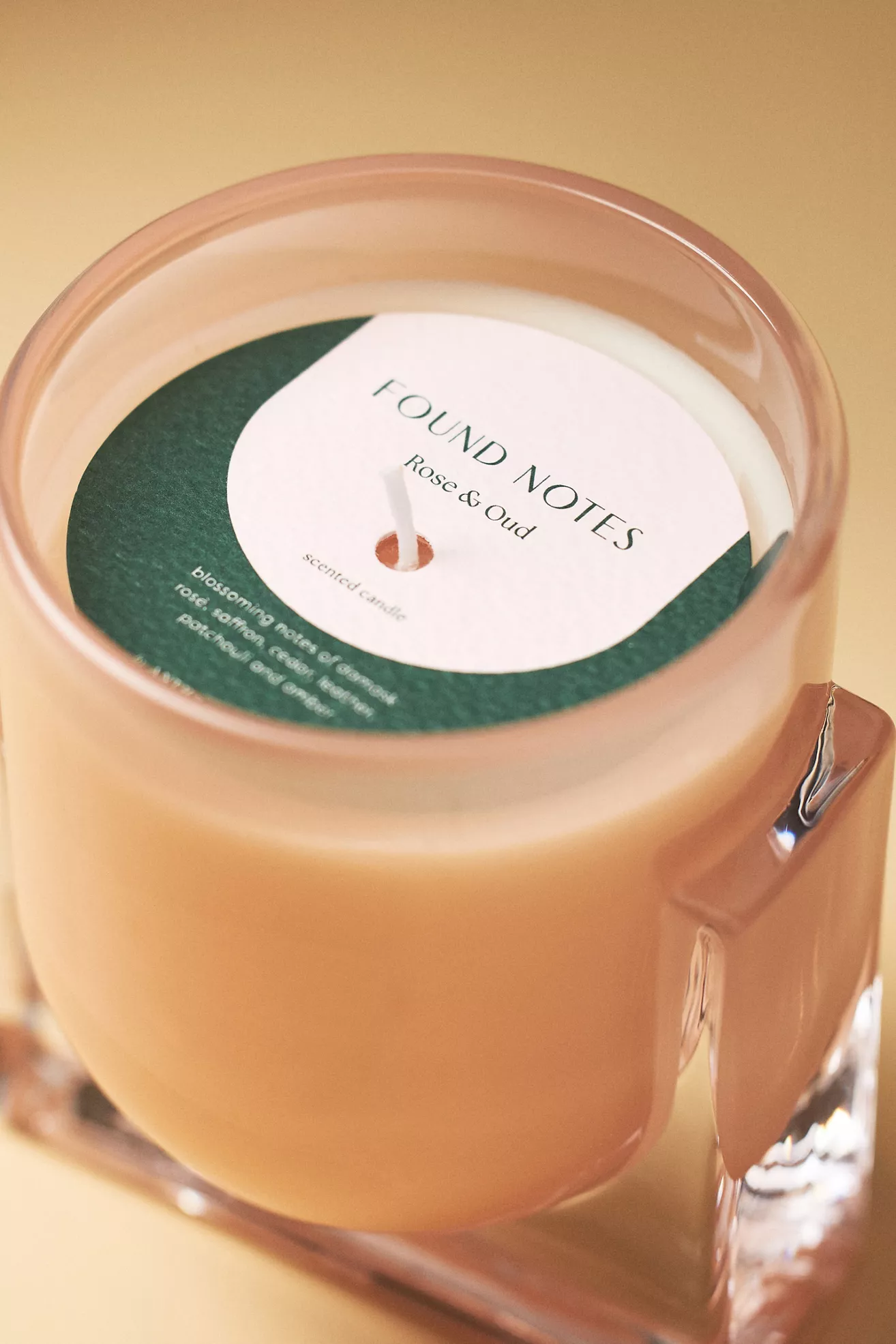 Found Notes Floral Rose & Oud Candle - thumbnail 4
