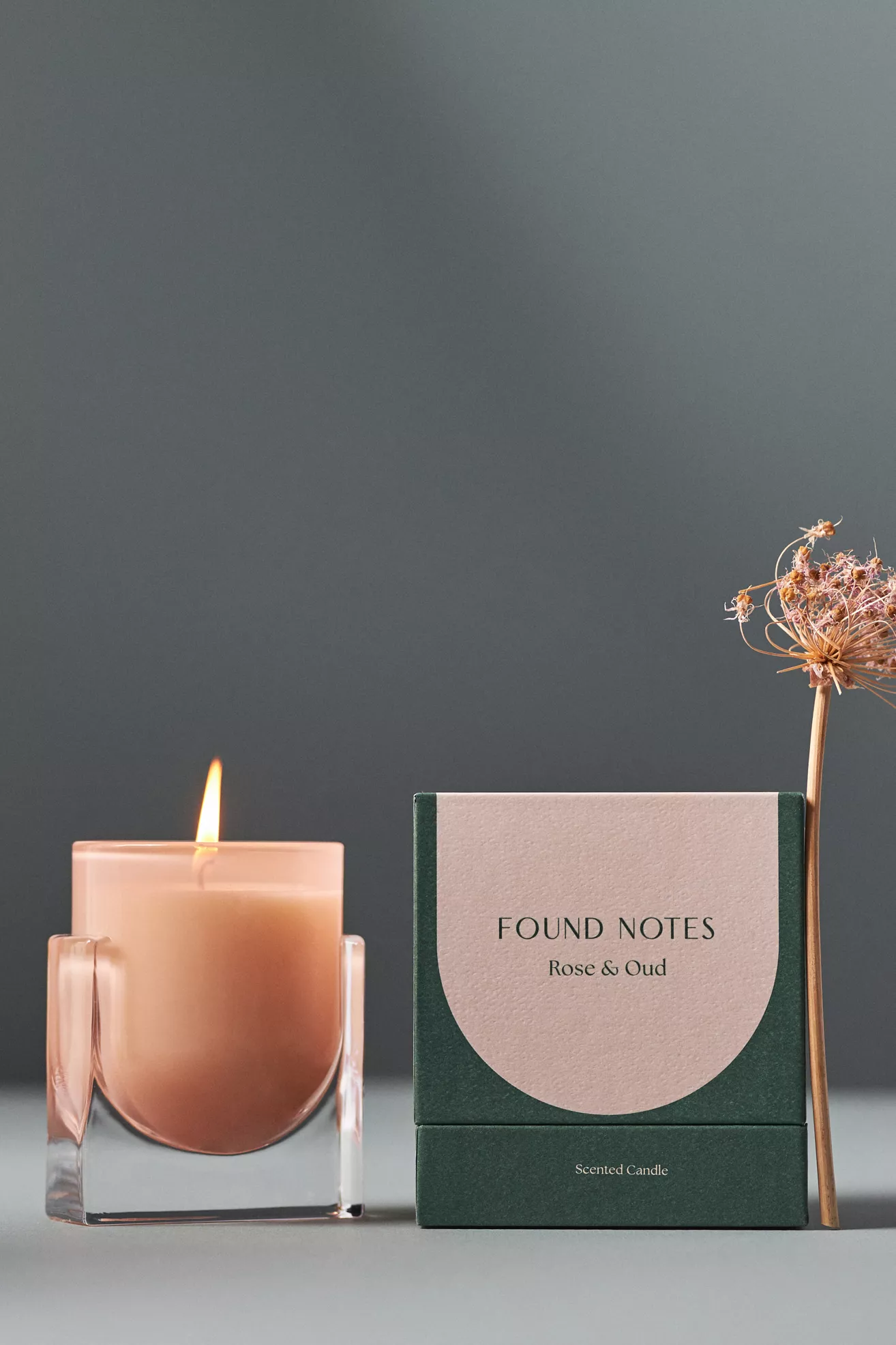Found Notes Floral Rose & Oud Candle - thumbnail 7