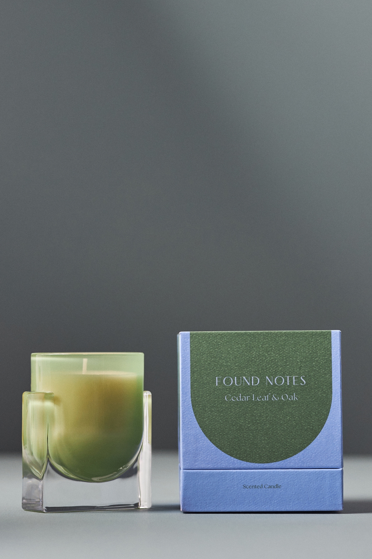 Found Notes Woody Cedar Leaf & Oak Boxed Candle