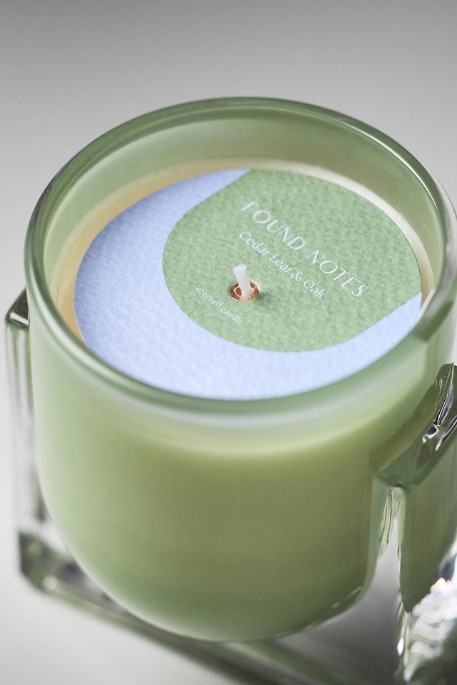 Found Notes Woody Cedar Leaf & Oak Candle #3