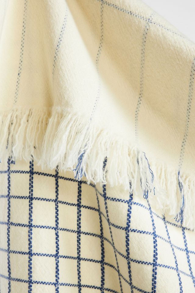Windowpane Throw Blanket #1