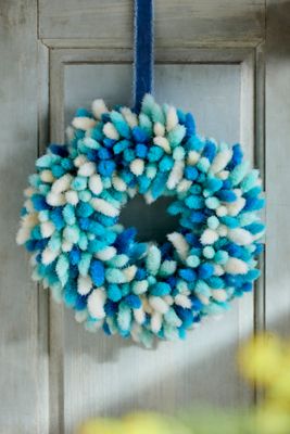 Preserved Bunny Tails Wreath