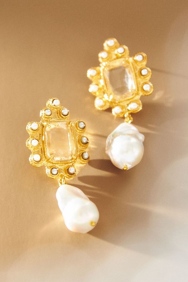 Christie Nicolaides Amalita Pearl Drop Earrings Anthropologie