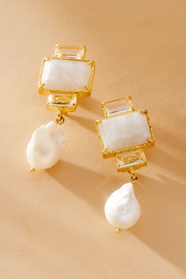 Christie Nicolaides Bambina Pearl Drop Earrings | Anthropologie