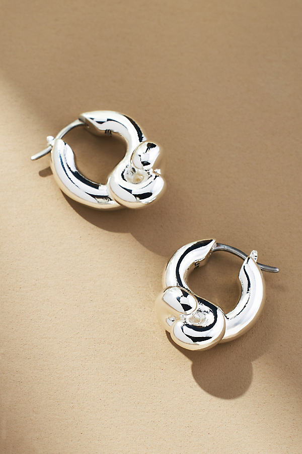 Shop Jenny Bird Maeve Hoop Earrings In Silver