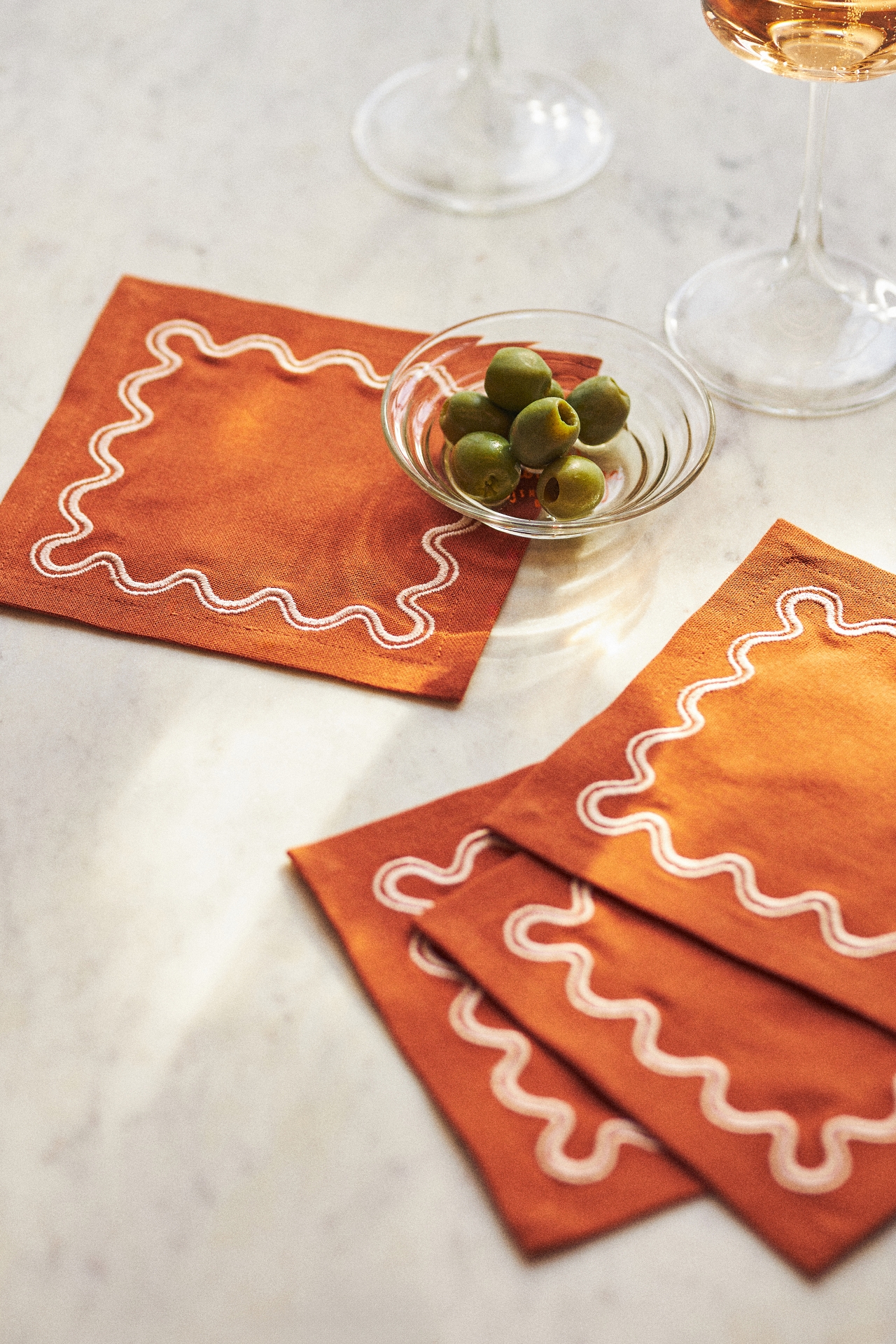 Madeline Cocktail Napkins, Set of 4