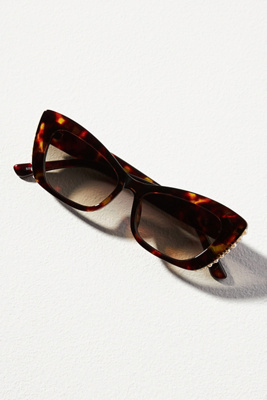 Anthropologie I-See broker pearl cateye sunglasses By Anthropologie + Pearl Cat-Eye Sunglasses main image 2