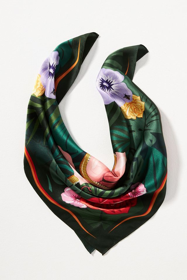 Elegancia Tropical Jungle Notte Scarf #2