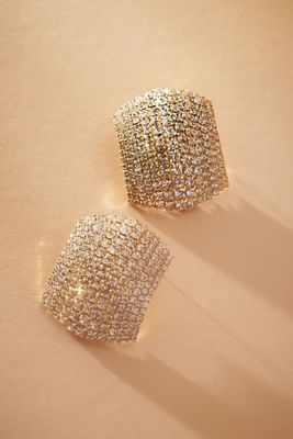 Pavé Post Earrings