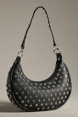 Retroféte Maybelle Crystal-embellished Shoulder Bag In Black