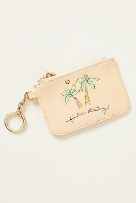 Shop Frasier Sterling X Anthropologie Coin Purse Key Chain: Vacay Edition In Multicolor