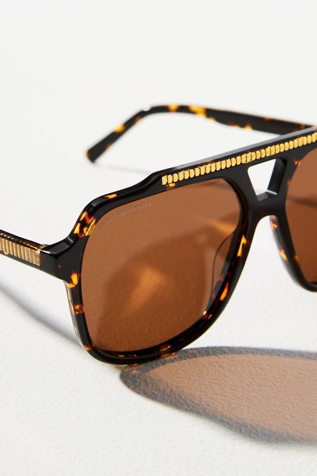 Transparent x Anthropologie Ryan Aviator Sunglasses #2