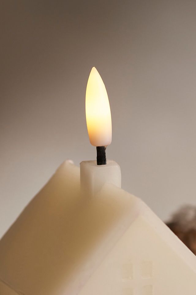 House Flameless Candle, White #3