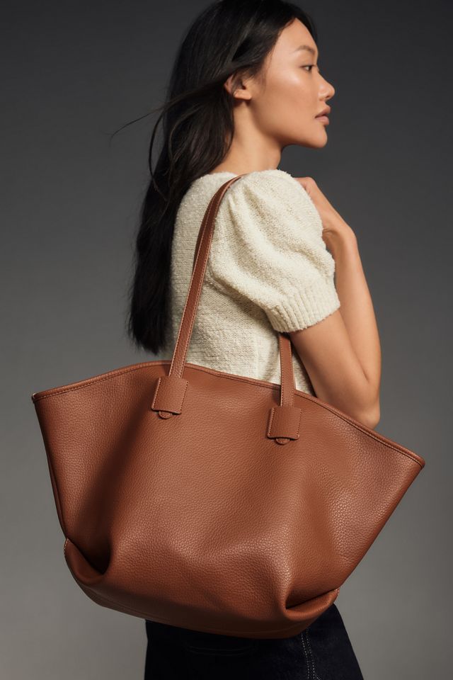 Angular Pebbled Tote #4