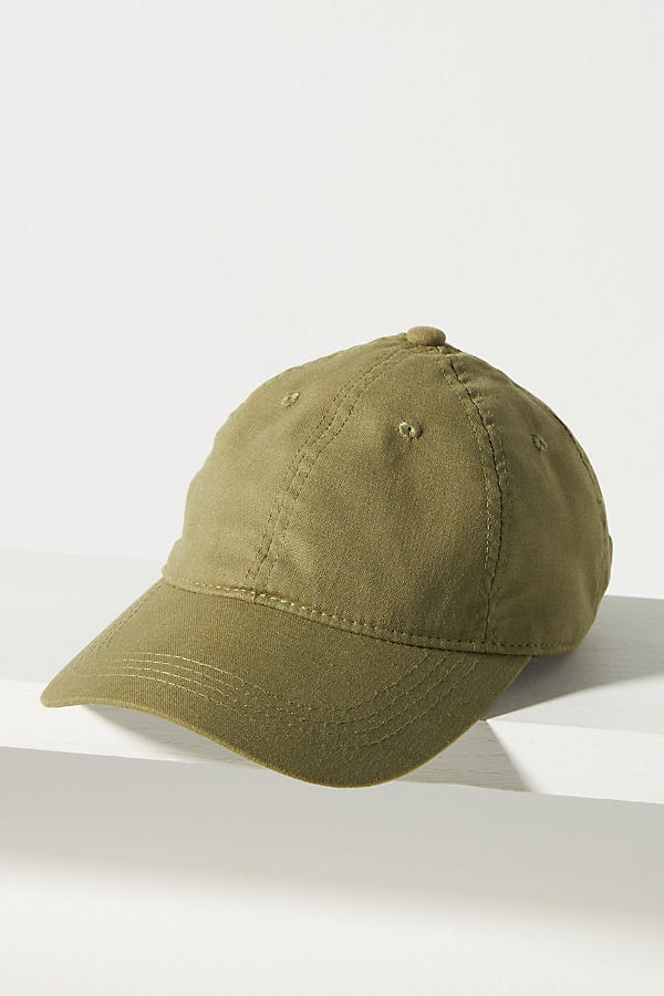 San Diego Hat Co. Linen Baseball Cap In Green