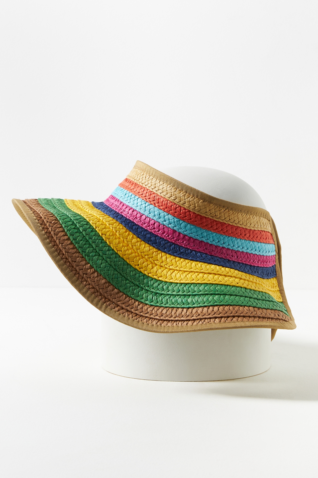 San Diego Hat Co. Paper Braid Roll-Up Visor