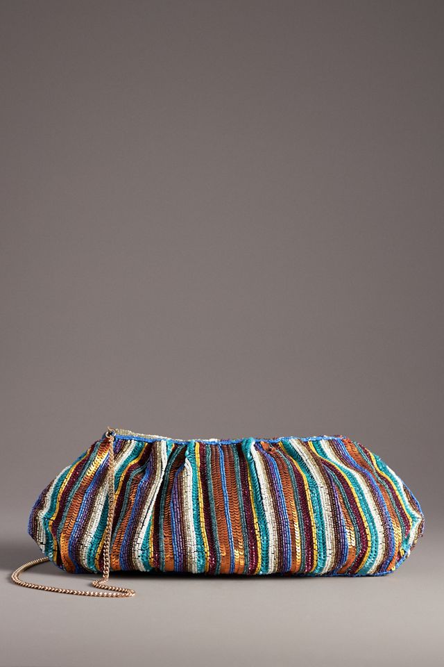 Beaded Foldover Clutch #1